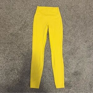 Lululemon Yellow High-Rise Leggings